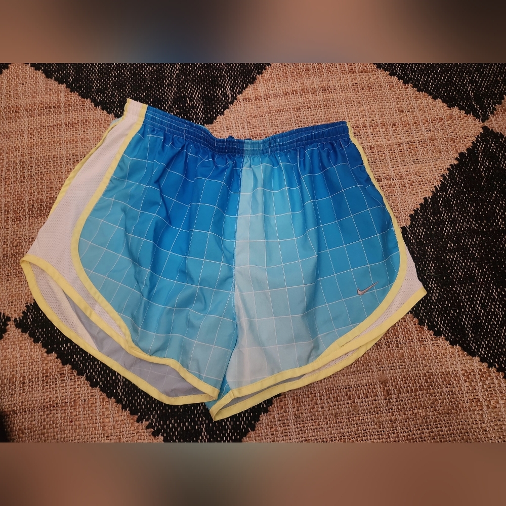 Nike Women's Gradient Blue Athletic Shorts